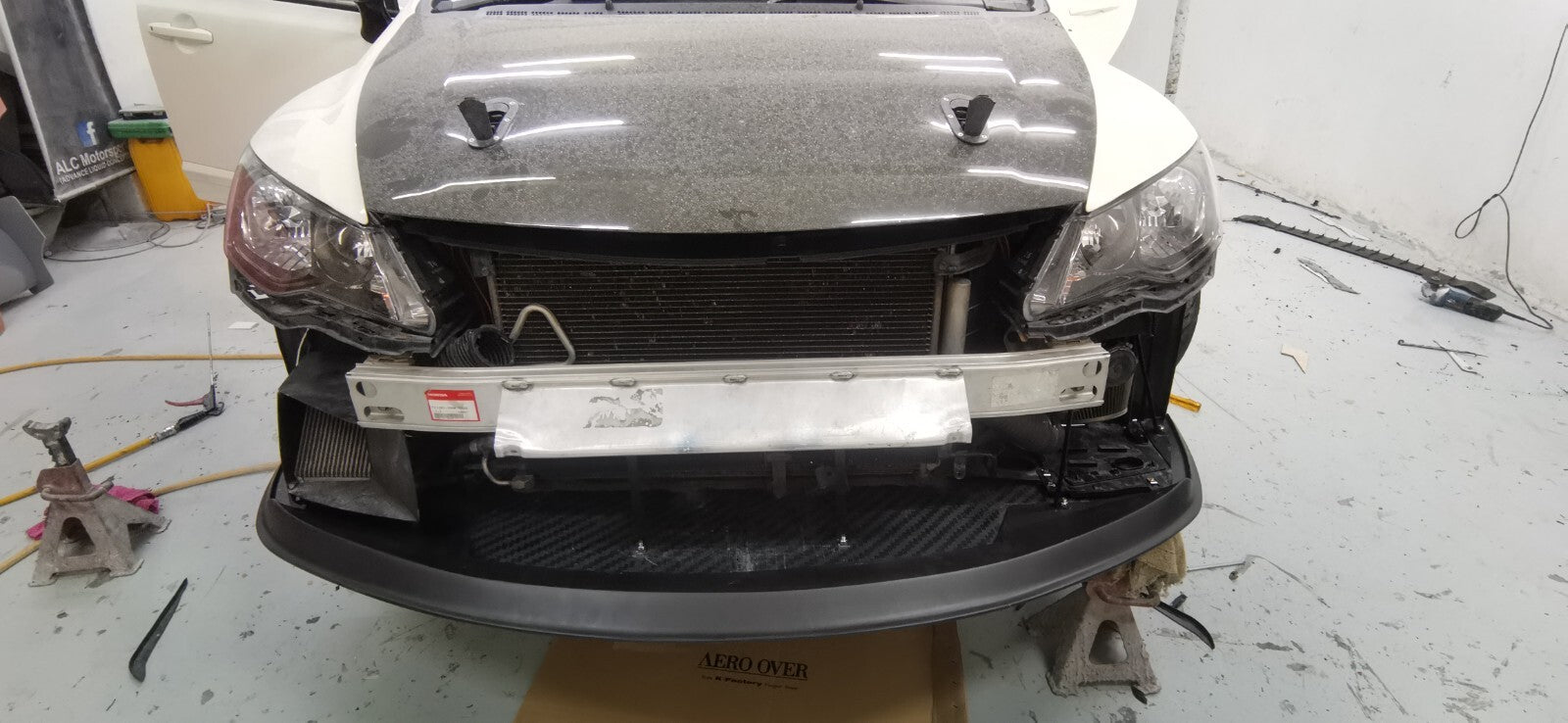 Fit For Honda Civic FD2R ALC Dry Carbon Front Diffuser (Track Pack Edition)