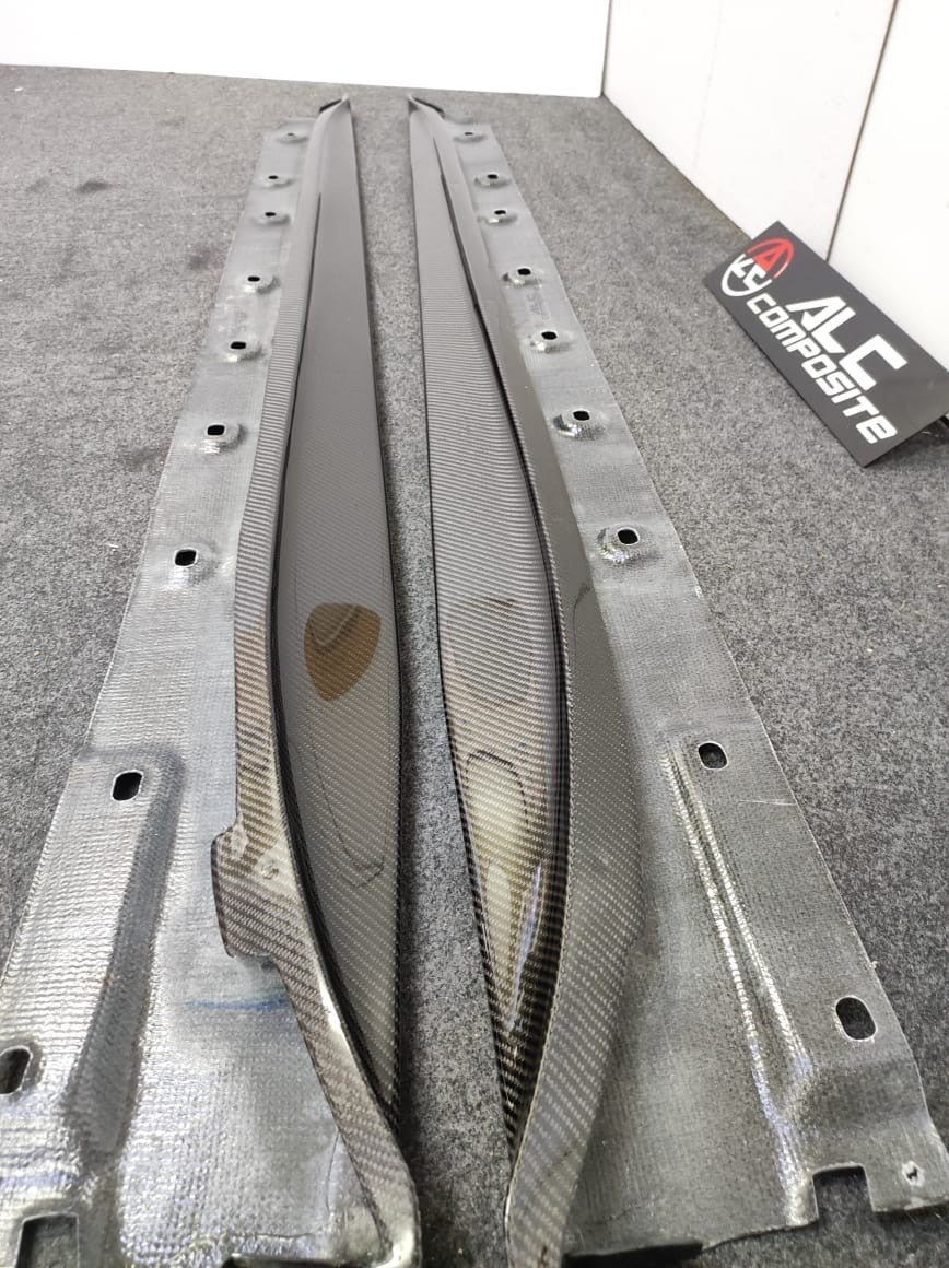 Fit For Porsche 991.1 & 991.2 Gt3 RS / Gt2 RS / Turbo Carbon Fiber Side Skirt