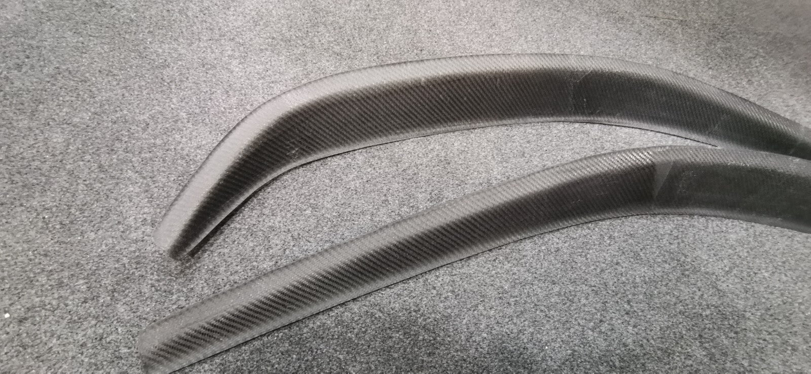 Fit For Mazda RX7 FD3S/JM1FD 1991-1997 Dry Carbon Fiber Door Visor (Stick On)