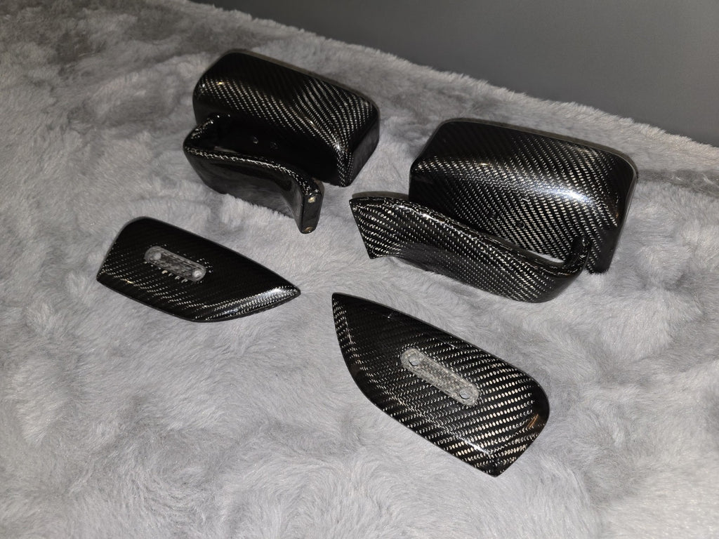 ALC LMGT Twill Weave 2x2 Carbon Fiber Side Mirror Fit For Honda Civic FL5 Type R