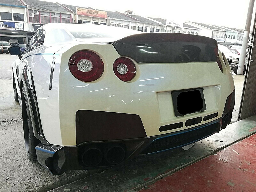 Fit For Nissan GTR rear bumper Carbon Fiber Rear Side Air Shroud