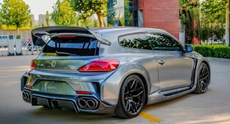 Fit For Volkswagen Scirocco MK3 FRP Aspec Style Rear Top Spoiler Wing 