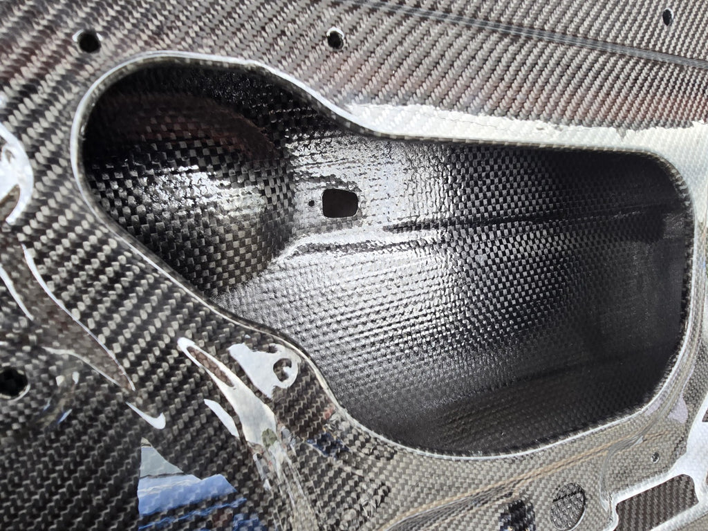 Fit For Mitsubishi Evo 10/X Pure Carbon Fiber Doors For Street & Track Use  4pc 