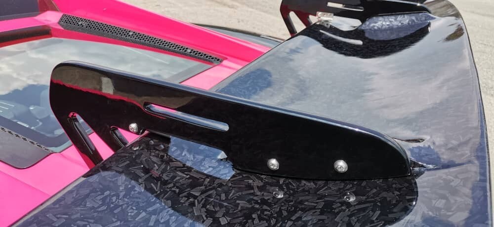 Carbon Fiber ALC Swan Neck Rear Wing Fit For Lamborghini Gallardo Spyder/coupe