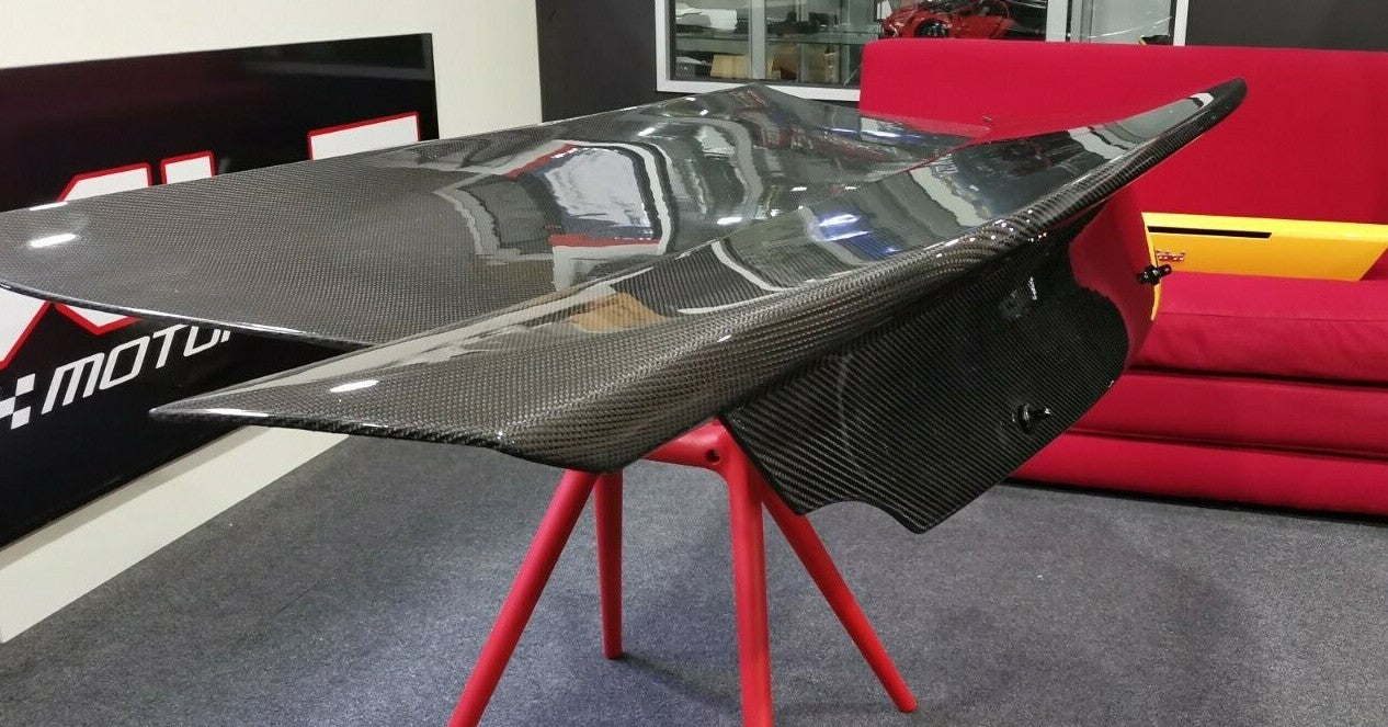 Fit For Nissan GTR R35 09'-20' Carbon Fiber Ducktail & Rear Trunk Set