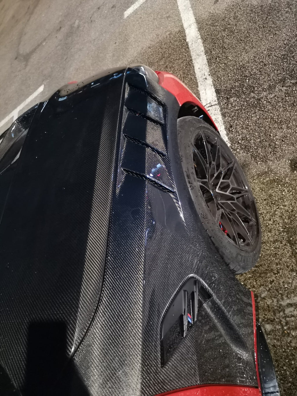 FIT FOR BMW MOTORSPORT DRY CARBON FIBER LIGHTWEIGHT FRONT FENDER - G82 M4