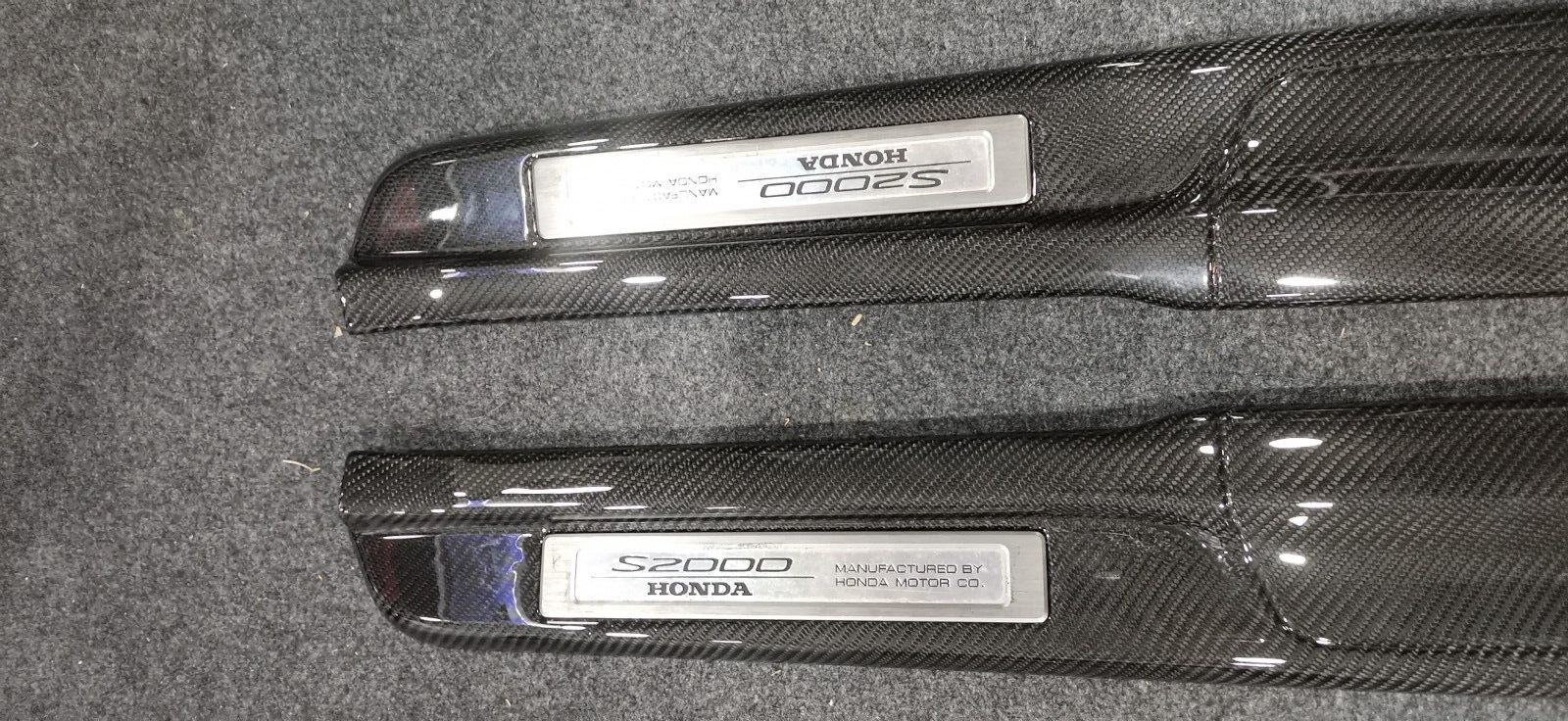 Fit For Honda S2000 Carbon Door Sill Trim AP1 AP2 Entrance Kick Scuff Plate