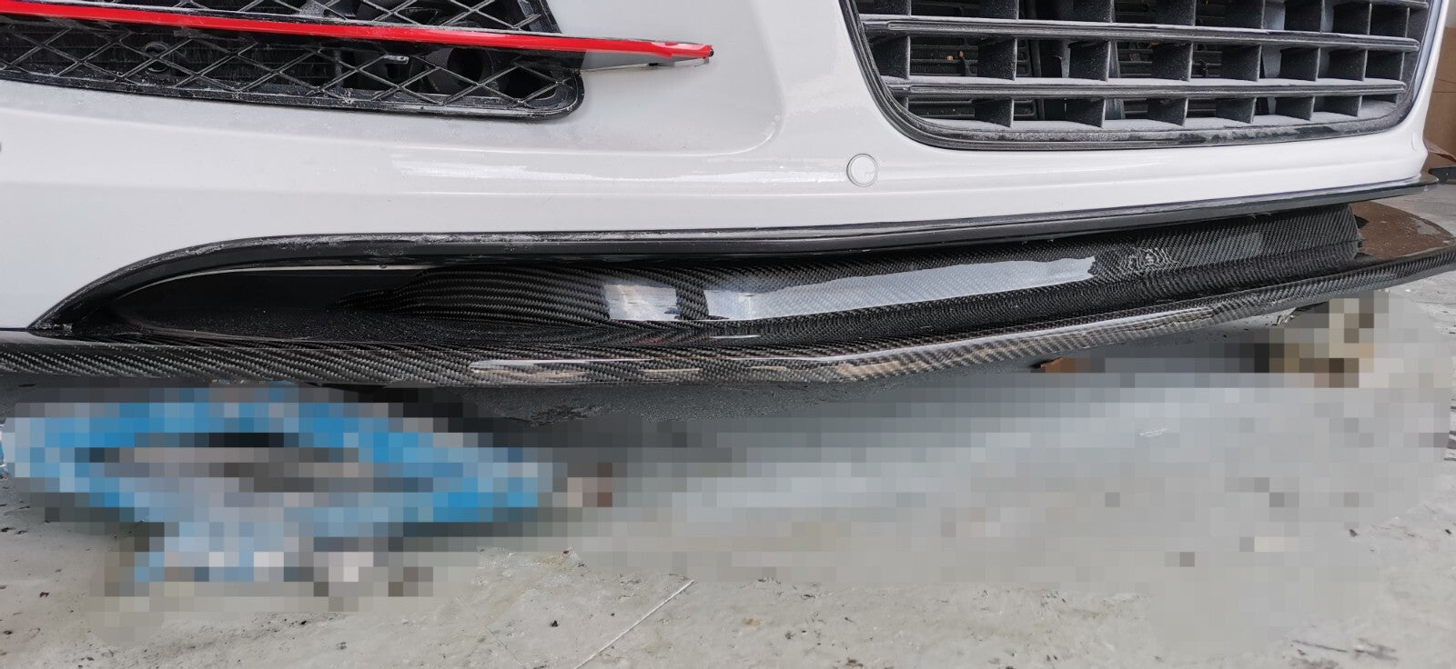Fit For Audi R8 Carbon Fiber Front lip 2008 - 2015