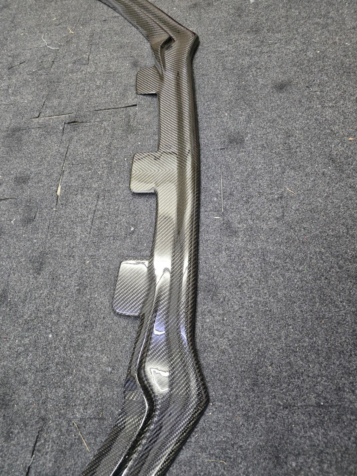 Fit For Audi TTRS MK2 Carbon Fiber Front Bumper Lower Lip Spoiler ALC Design