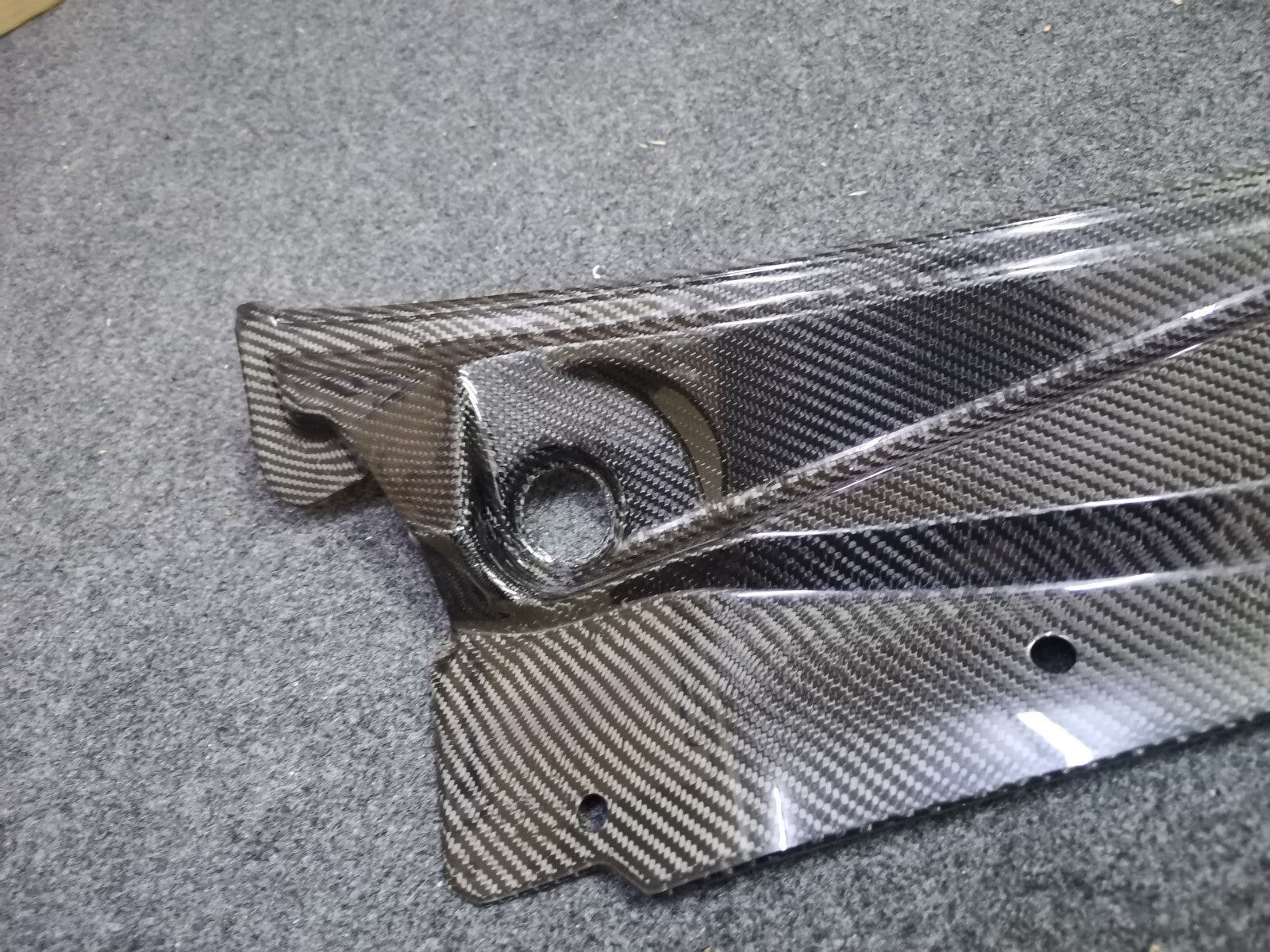 Fit For JDM RHD Nissan Silvia S15/S14/200sx Dry Carbon Fiber Wiper Cowl Cover