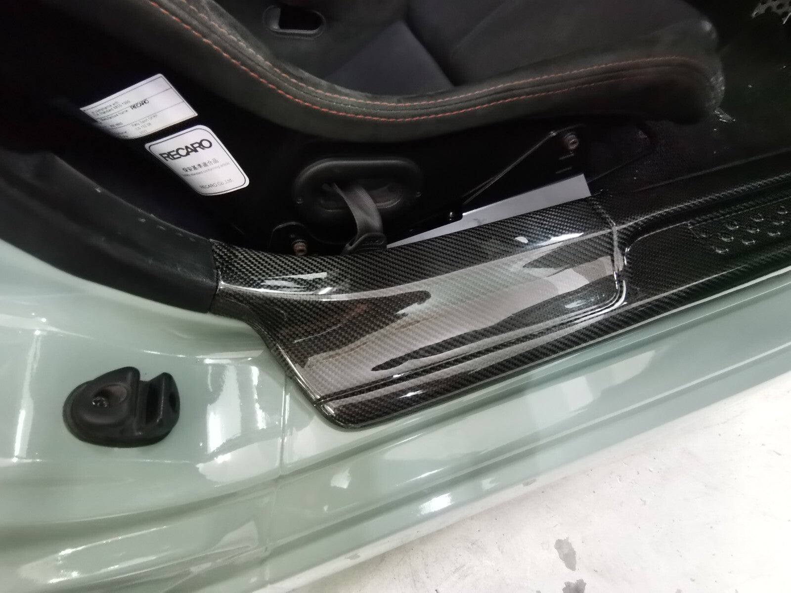 Fit For Honda S2000 Carbon Door Sill Trim AP1 AP2 Entrance Kick Scuff Plate