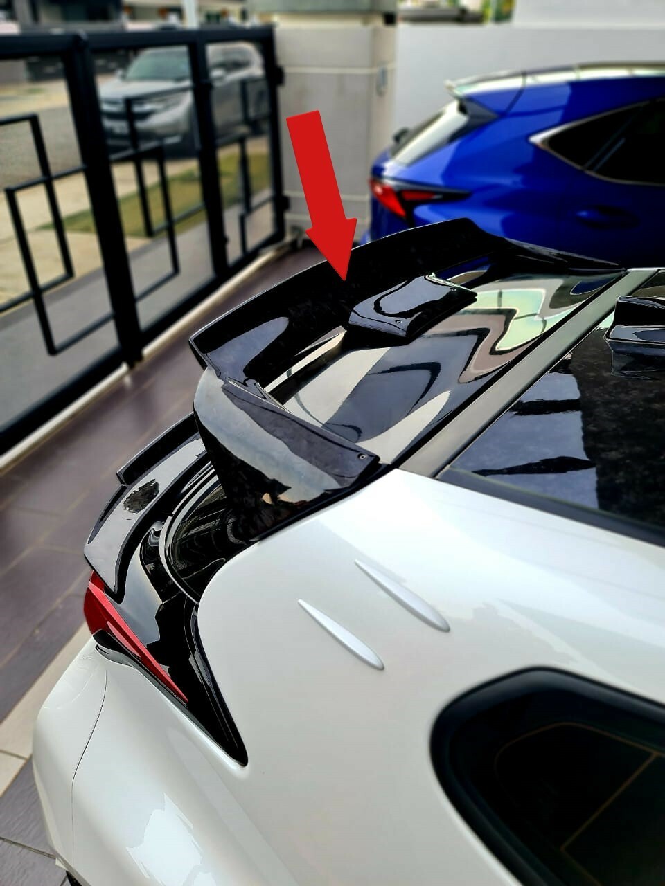 Fit For Toyota GR Yaris (Carbon Fiber/Forged Carbon Fiber)Top Rear Spoiler wing 