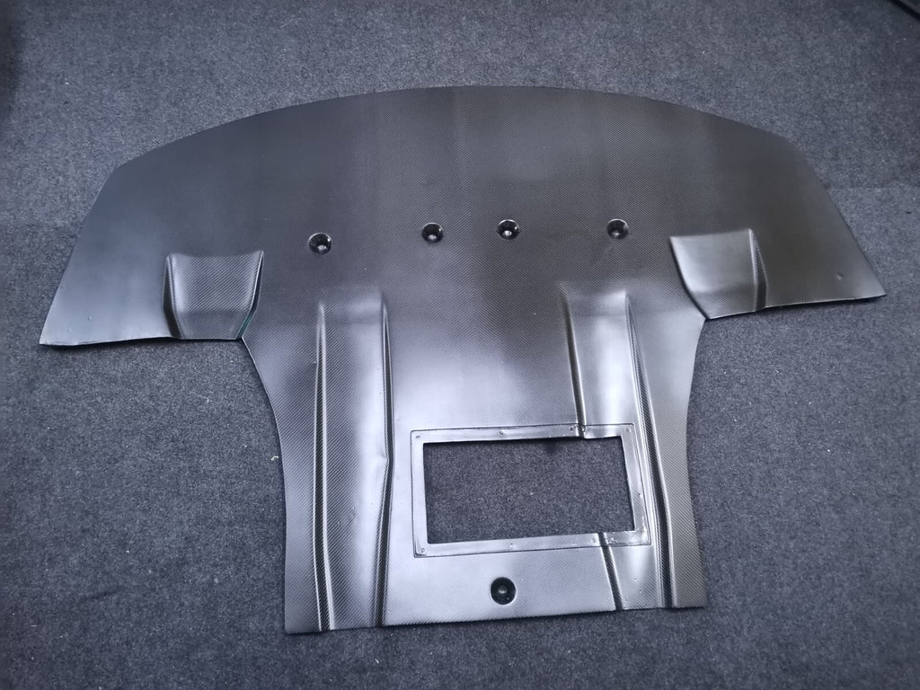 Fit For Honda Civic FD2R ALC Dry Carbon Front Diffuser (For Spoon Sport Bumper)