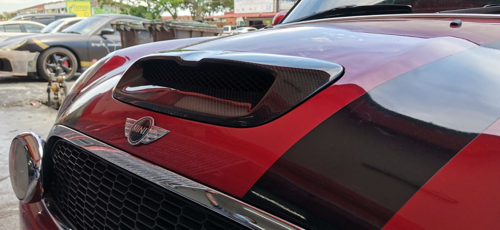 MK2 MINI Cooper S/SD/JCW R55 R56 R57 R58 R59 Carbon Bonnet Hood Air Intake Scoop