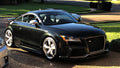 Fit for Audi TTRS MK2 8J Front Bumper FRP Painted Gloss Black L Canard Trim