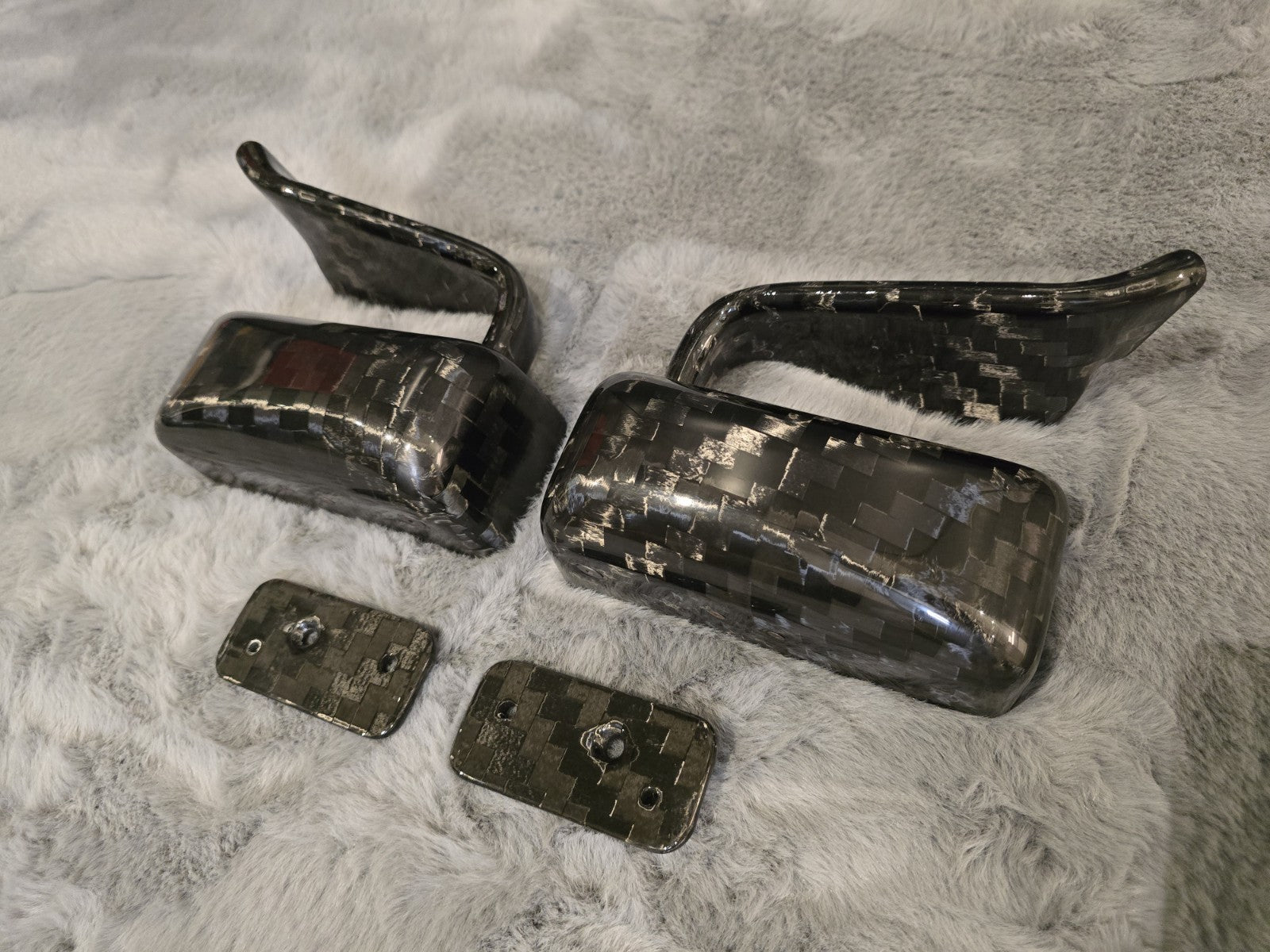 ALC Dry Carbon Fiber Spread Tow Twill Weave LMGT Side Mirror (Universal/S2000)