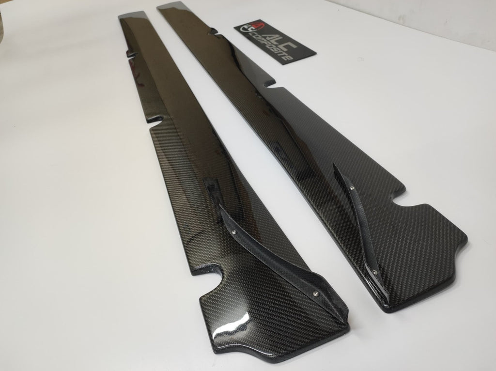 Fit For Honda S2000 AMIS Style Carbon Fiber Side Lip/Splitter