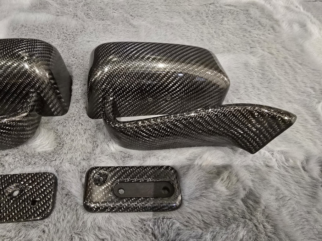 ALC Dry Carbon Fiber Twill Weave LMGT side Mirror (Universal/S2000)