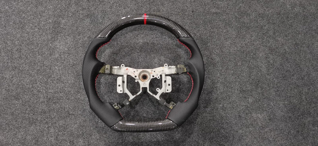Fit For Toyota Camry/Hilux/Estima/Highlander/Fortuner D-Cut Carbon Steering