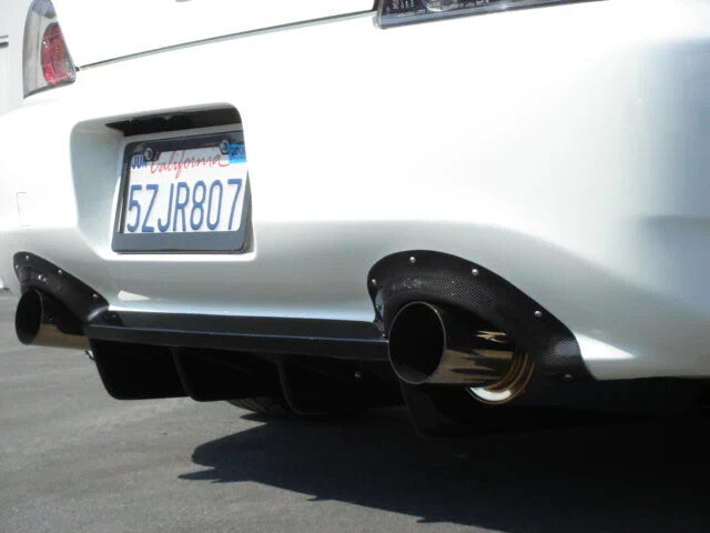 ALC Carbon Fiber Rear Bumper Exhaust Heat Shield Cove For 04-09 Honda S2000 AP2