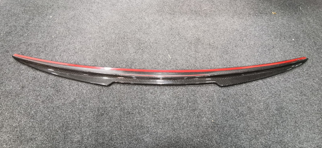 Fit For Ferrari 458 Italia Rear Trunk Carbon Fiber Spoiler Lid (Stick On) 