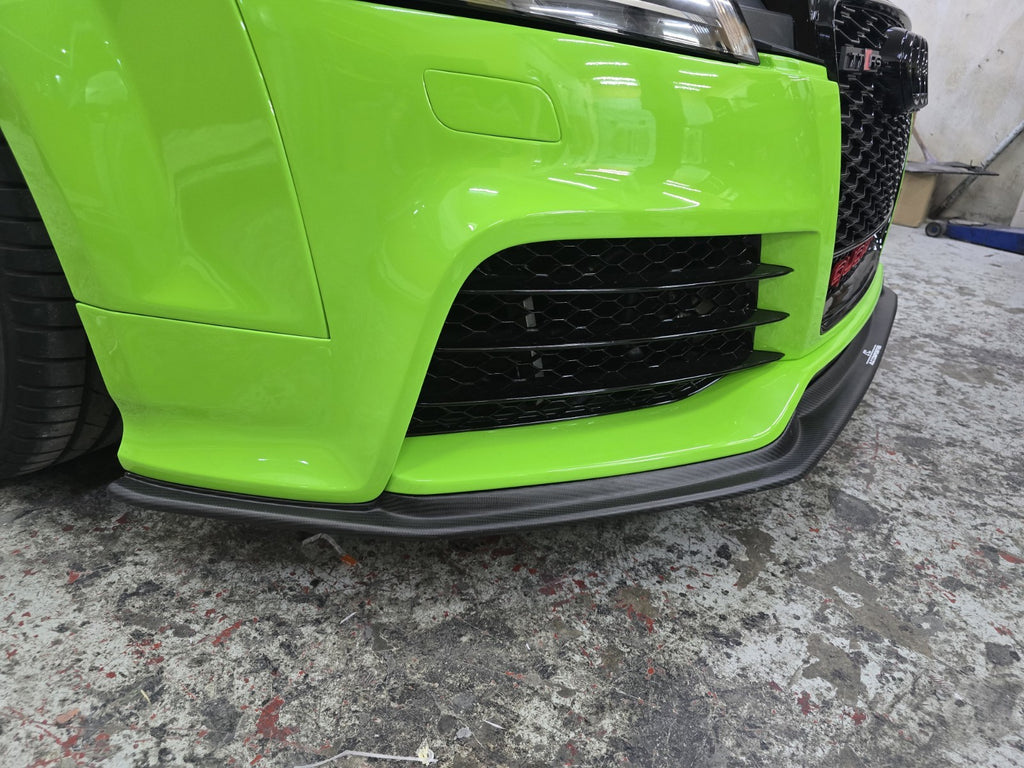 Fit For Audi TTRS Mk2 8J ALC Front Bumper Carbon Fiber Lower Lip