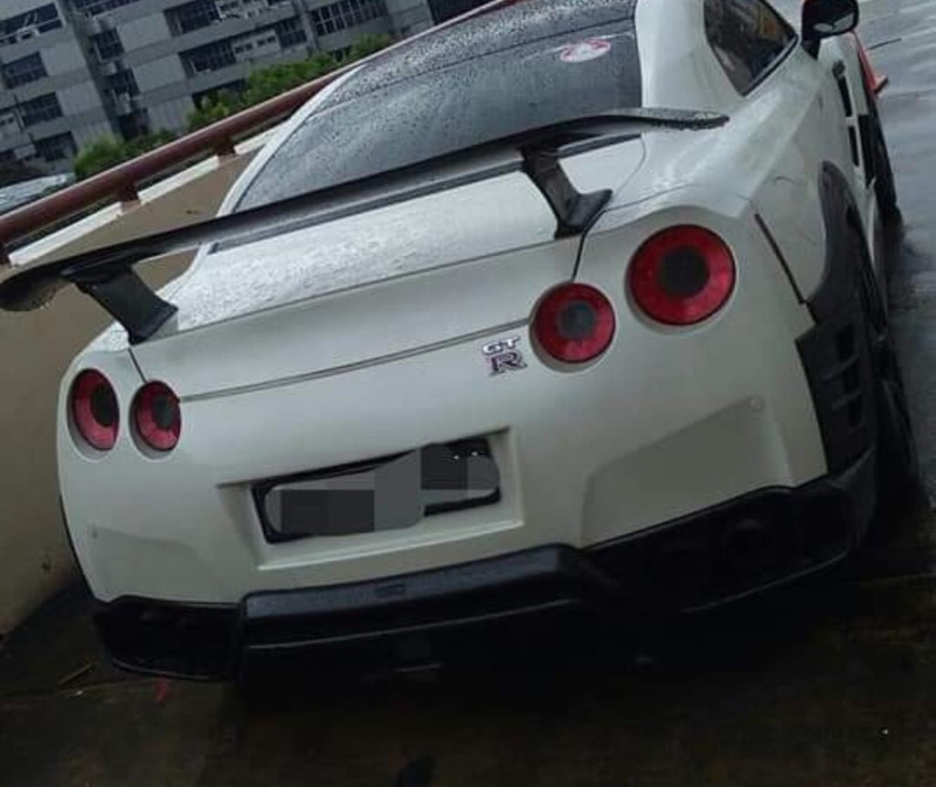Fit For Nissan GTR R35 09-20 Esprit Style Carbon Fiber Rear Spoiler Wing 