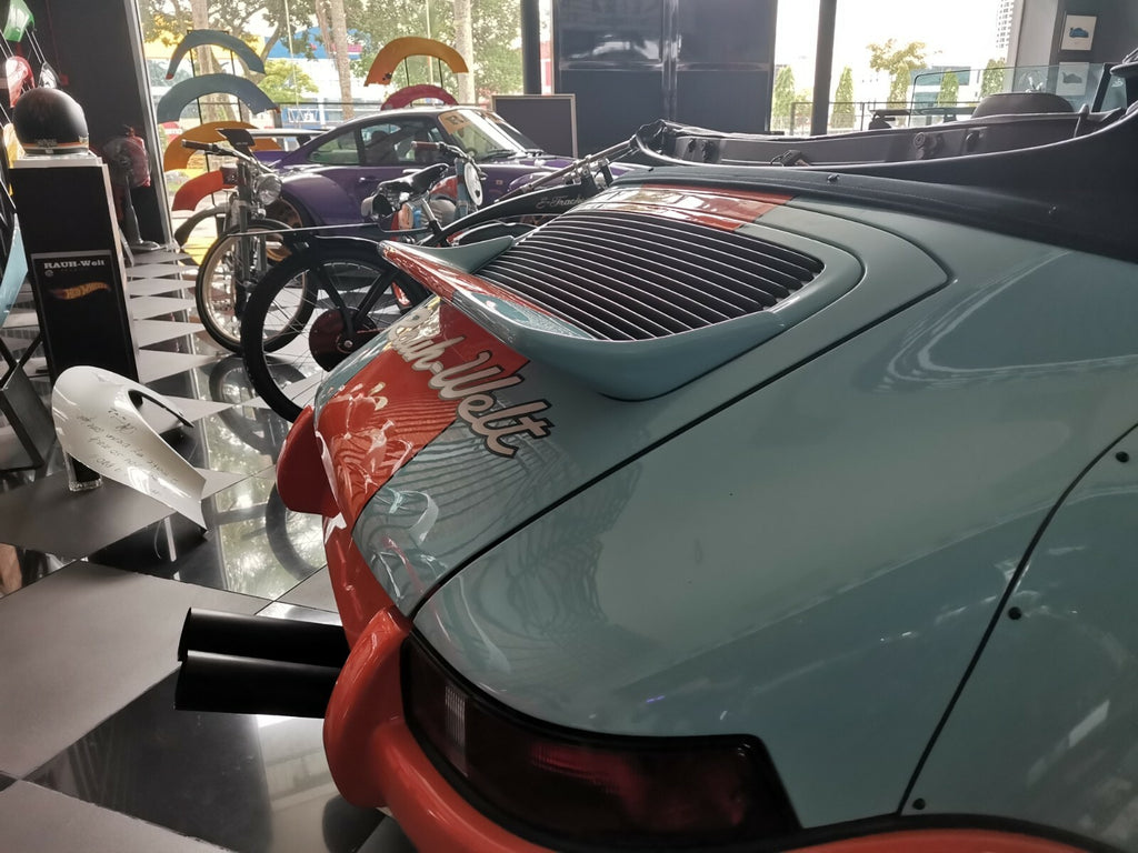 Fit For Porsche Carrera 911 (964) ALC Design FRP Ducktail Spoiler (stick on)
