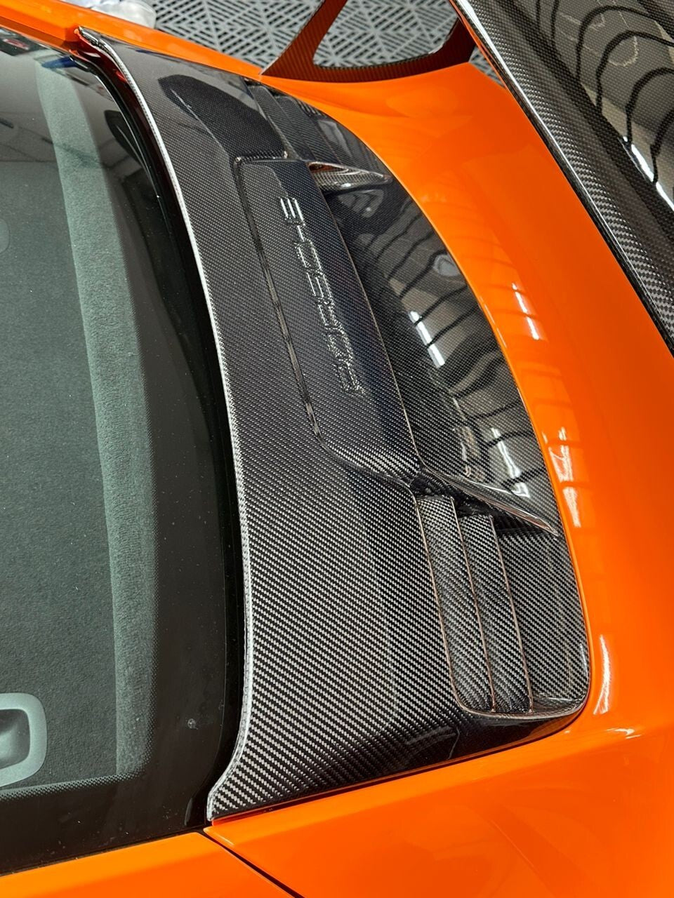 Fit For Porsche 911 991.1 GT3 RS ALC Carbon fiber rear Trunk Cover Grill