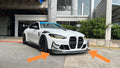 FIT FOR BMW DRY CARBON FRONT LIP W undertray diffuser G80/G82/G83 M4 M3 GT4