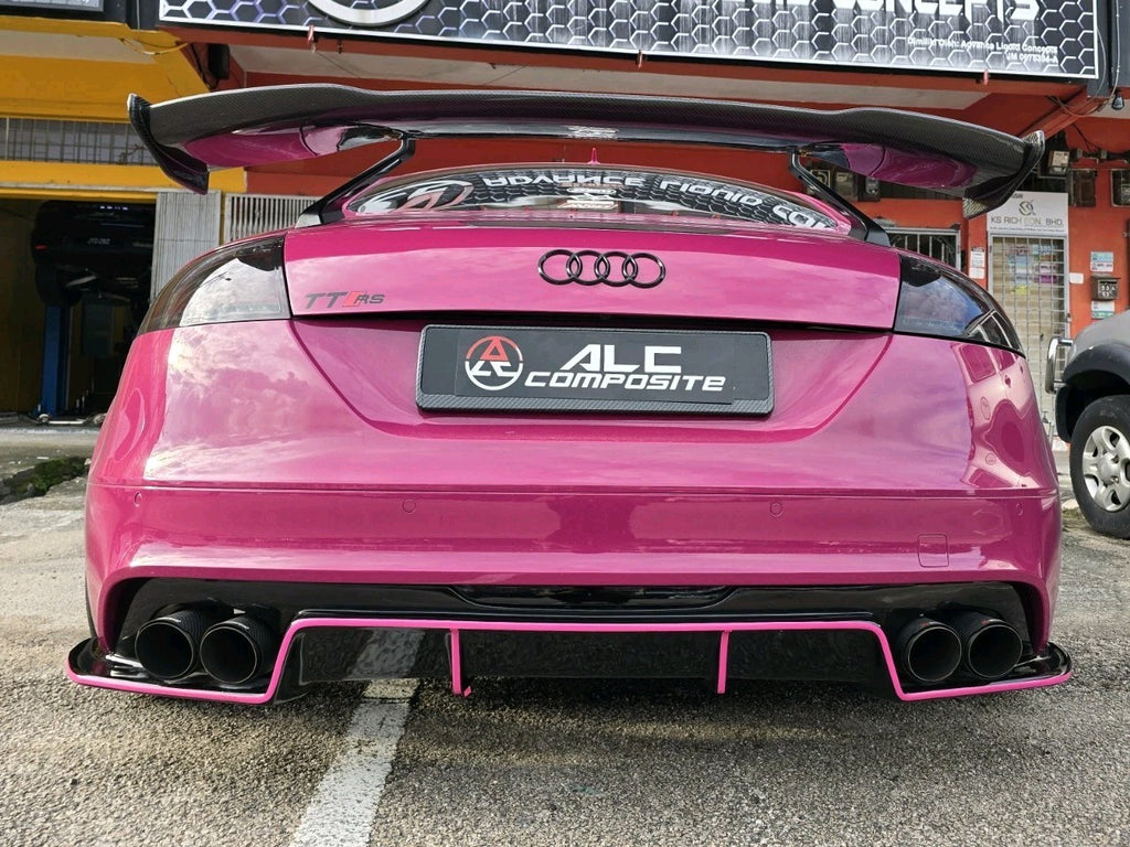 Fit For Audi TTS/TTRS MK2 8J FRP Rear bumper Lower Valance/Diffuser Replacement