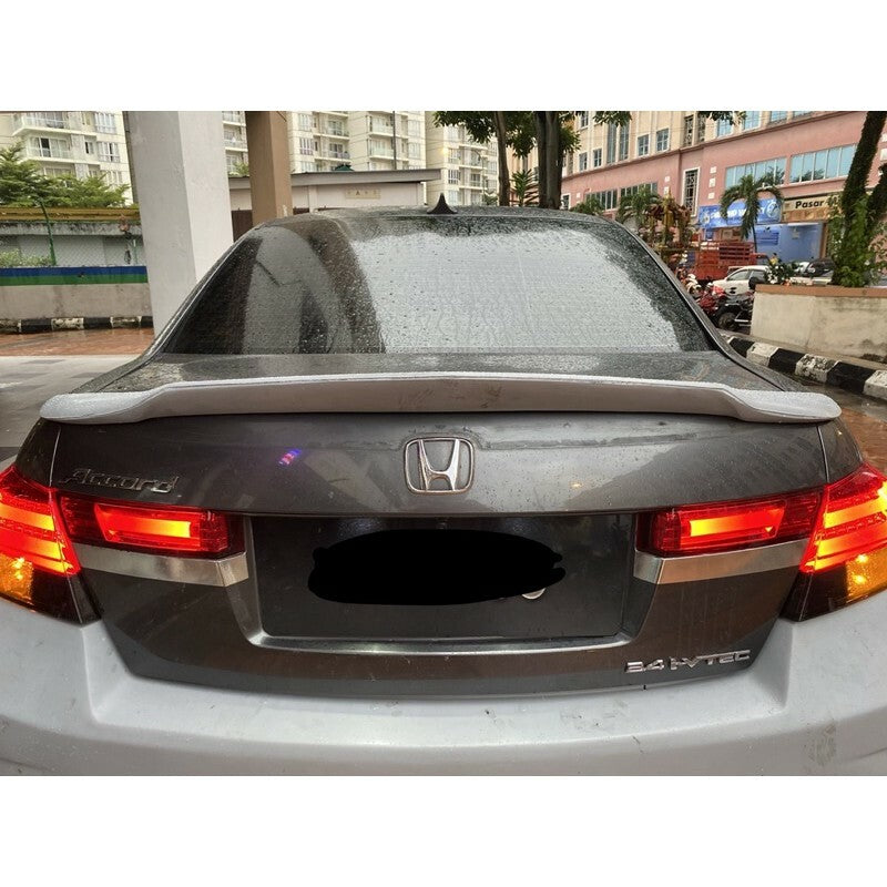 Fit For 2008-2012 8th Gen Honda Accord Sedan JDM Rear Trunk Spoiler (Stick On)