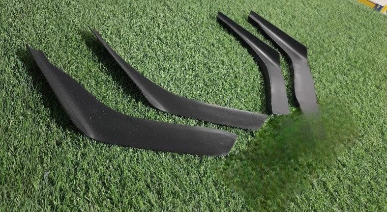 Fit For Nissan GTR R35 11-16' FRP Front Bumper Canards (4pc) set Bolt on