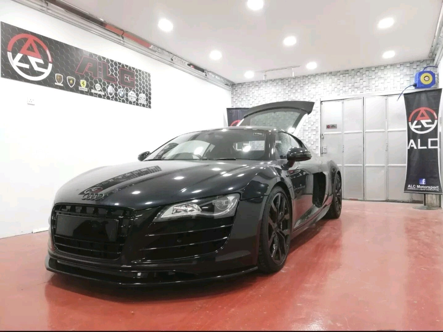 Fit For Audi R8 Carbon Fiber Front lip 2008 - 2015