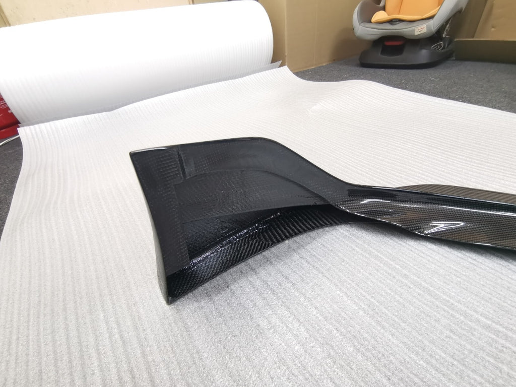 FIT FOR TOYOTA SUPRA A90 CARBON FIBER FRONT BUMPER UNDER LIP/SKIRT VRS STYLE