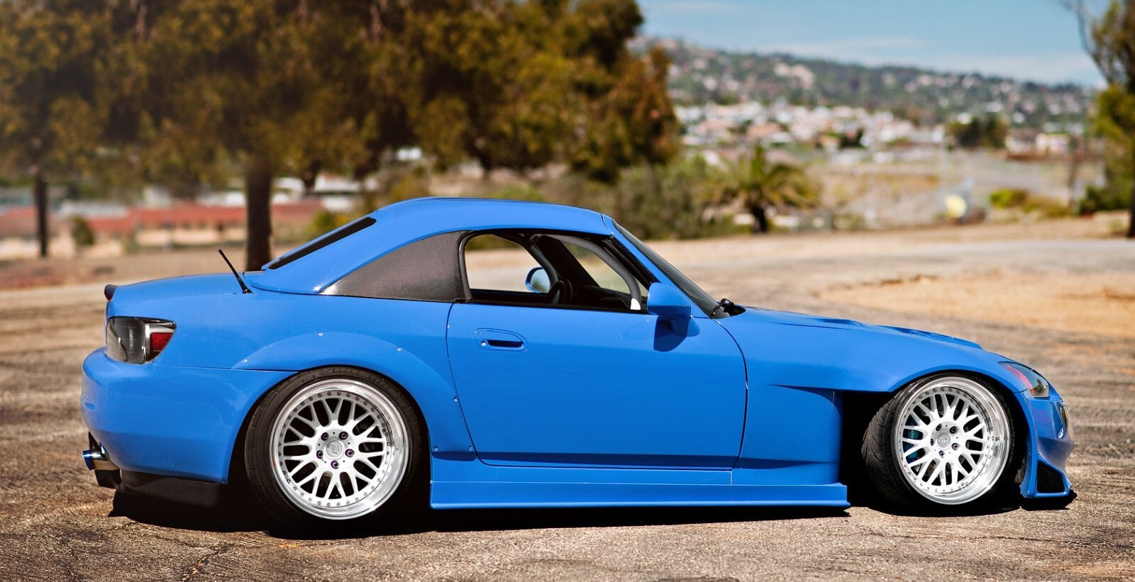 Fit For HONDA S2000 Js Style FRP Side Skirt