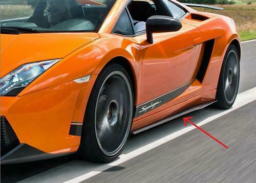 Fit For Lamborghini Gallardo 04-14 LP570 Superleggera Side Skirt diffuser