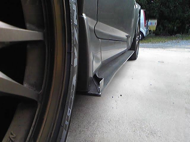 Fit For Honda S2000 AMIS Style Carbon Fiber Side Lip/Splitter