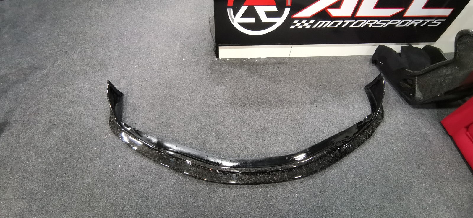 FIT FOR TOYOTA SUPRA A90 FORGED CARBON FIBER FRONT BUMPER UNDER LIP VRS STYLE