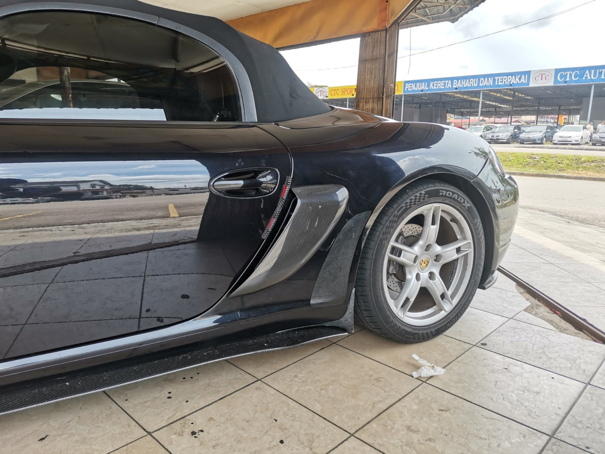 Fit For Porsche 987 Carbon Fiber Side Vent Cover 
