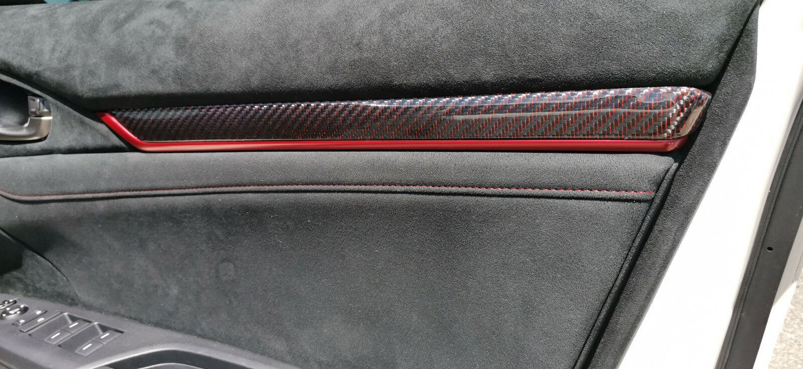 FIT FOR HONDA CIVIC FK8 CARBON FIBER INTERIOR TRIM SET - 2017+ CIVIC TYPE-R