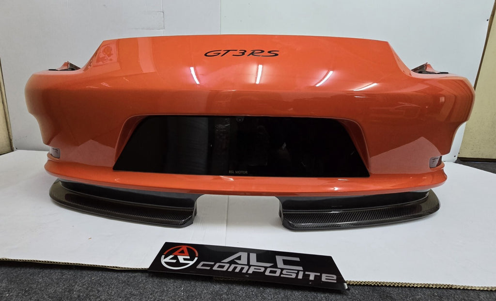 Fit For Porsche 911 991.1 GT3 RS Carbon Fiber Rear Lip/Skirt With Side Appendage