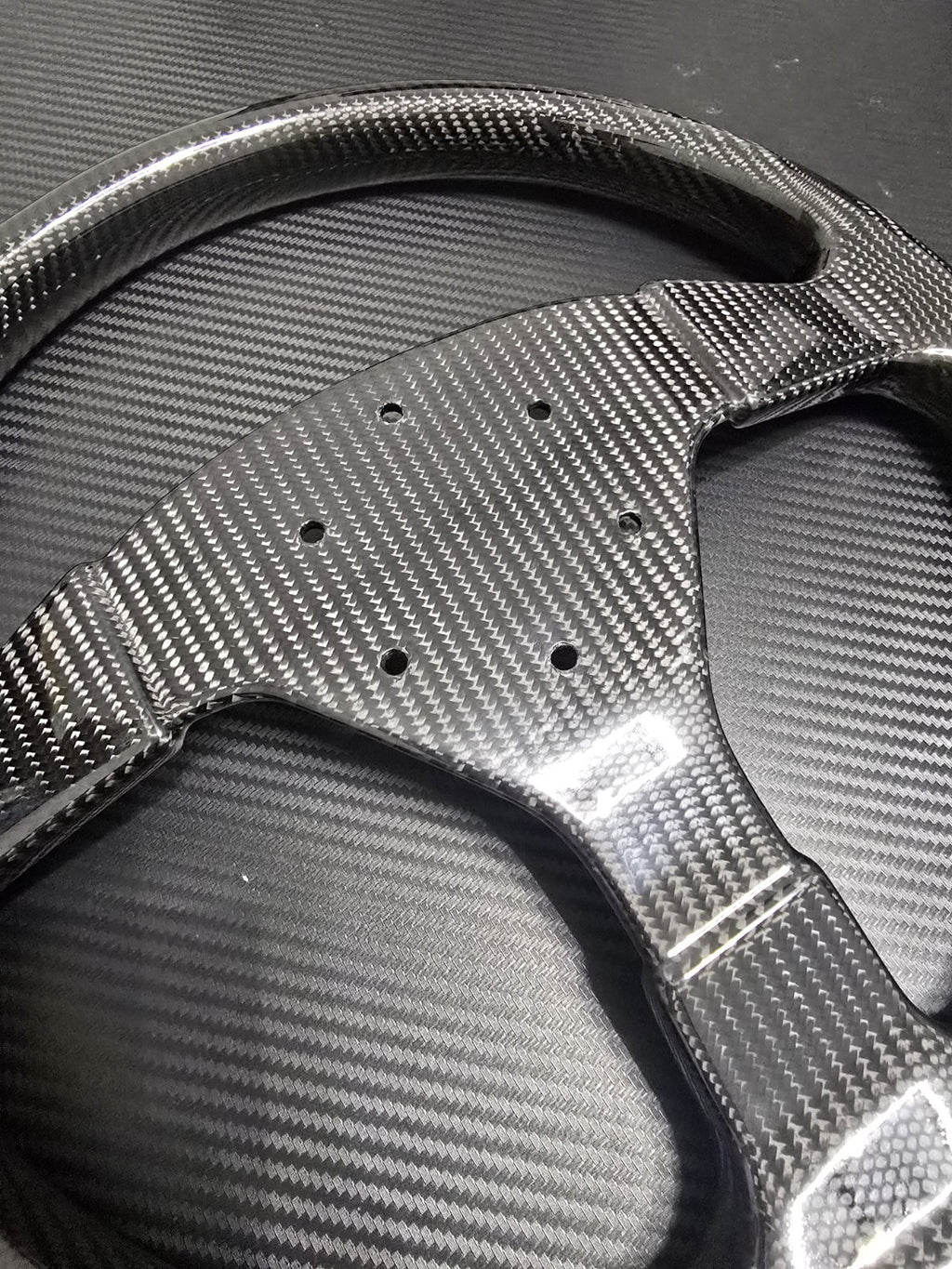 ALC Composite Dry Carbon Fiber lightweight Steering Wheel Fit For JDM/EDM/USDM