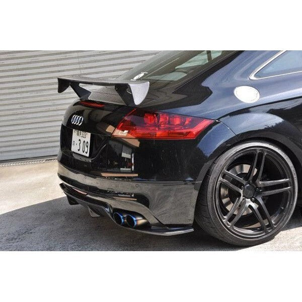 Fit For Audi TTS/TTRS MK2 8J Carbon Fiber Rear bumper Lower Diffuser & Side Spat