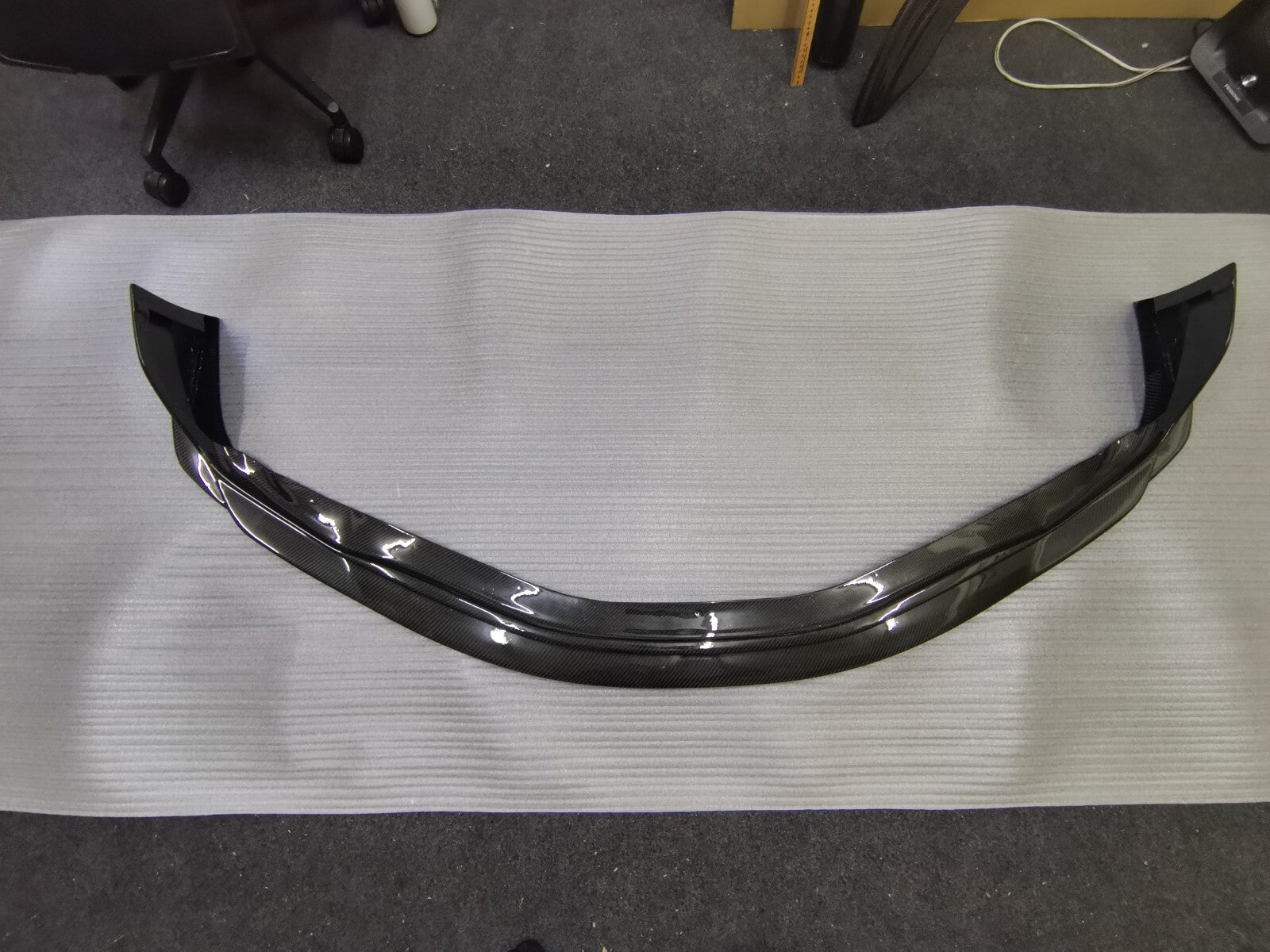 FIT FOR TOYOTA SUPRA A90 CARBON FIBER FRONT BUMPER UNDER LIP/SKIRT VRS STYLE