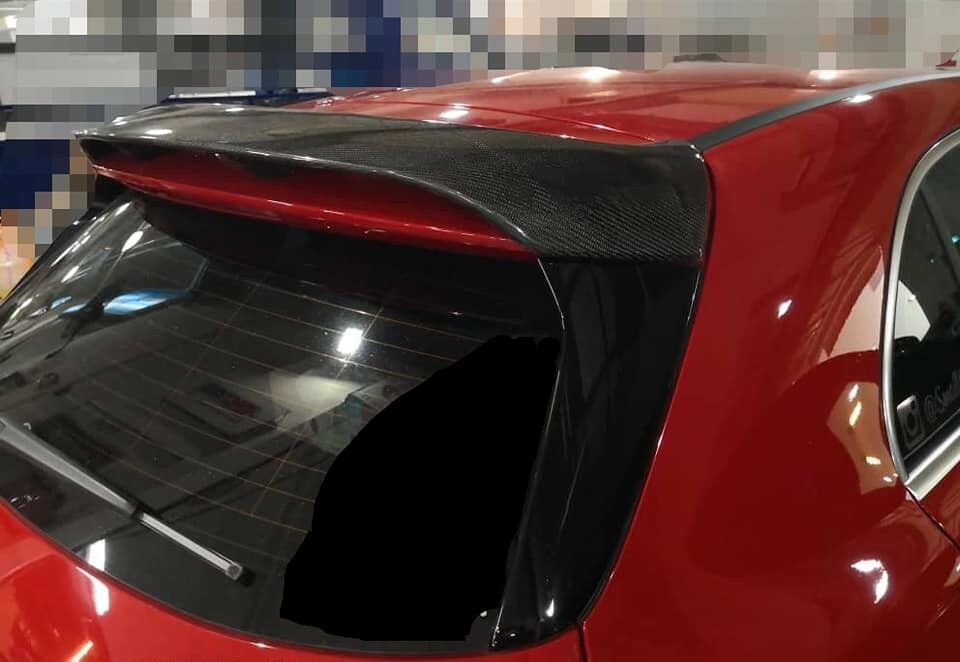 Fit For Mercedes A Class W177 Rear Trunk Top Spoiler Wing FRP (UNPAINTED)