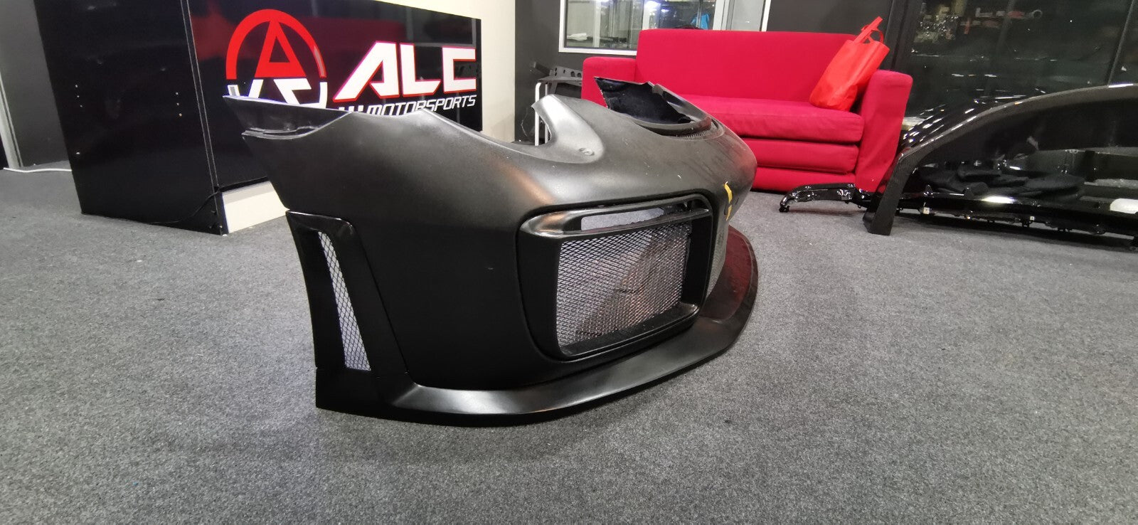 Fit For Porsche Carrera 911 991 GT2RS FRP Front Bumper With Carbon Trim And DRL