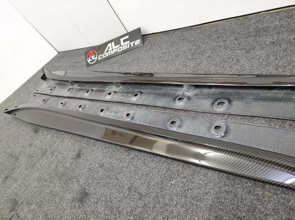 Fit For Porsche 991.1 & 991.2 Gt3 RS / Gt2 RS / Turbo Carbon Fiber Side Skirt