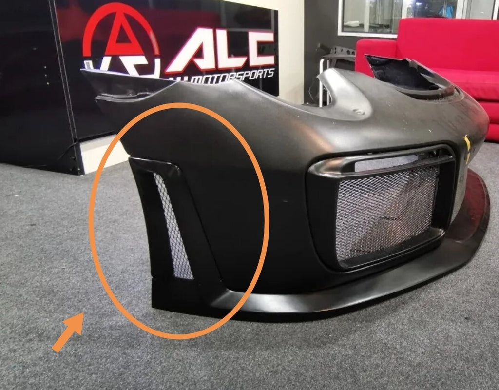 Fit For Porsche 991.1 GT2 RS For Aftermarket Bumper ONLY Side Vent Cover Set L&R