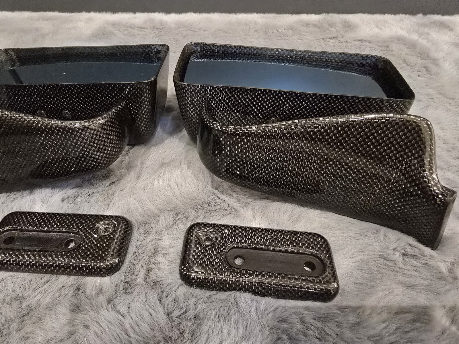 ALC Dry Carbon Fiber Plain Weave LMGT Side Mirror ( Universal/Civic FD2R/Si)